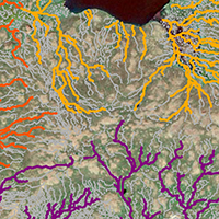 22. Modelled streams using UAS-based surface model (detail from Fig. 2)